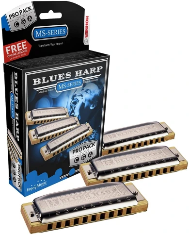 HOHNER Blues Harp 532/20 MS CGA - Губная гармоника диатоническая фото 1