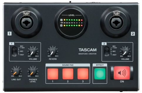 Tascam US-42B USB-аудио интерфейс/контроллер для интернет-вещания фото 1