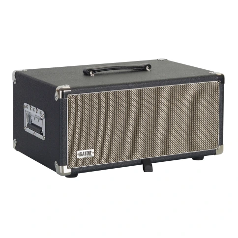 GATOR GR-RETRORACK-4BK - винтажный рэк для усилителя, обработки, 4U,черный фото 1