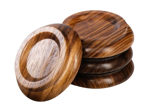 AG-PM1-BN Комплект подставок под пианино, дерево, 4 шт, коричневые, Aurora фото 1