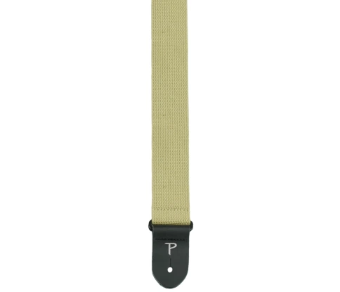Perri's CWS20-1678 - Ремень для гитары, Серия COTTON, Материал: хлопок, Рисунок: отсутствует, Цвет: охра, Ширина ремня: 5 см, Длина: 99 - 147 см фото 1