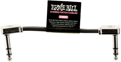 ERNIE BALL 6407 stereo, 7.5см - Инструментальный кабель фото 1