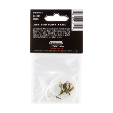 Медиатор Dunlop BL111P.60 Dirty Donny S1 фото 2