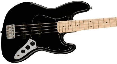 Бас гитара Fender Squier AFF J BASS MN BPG BLK фото 4