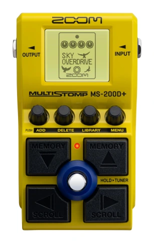 Zoom MS-200D+ компактный процессор эффектов Overdrive и Distortion для электрогитары фото 1