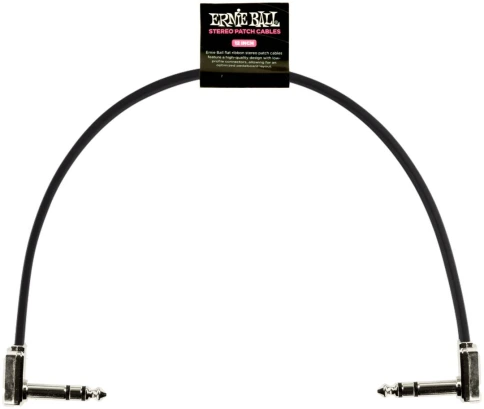 ERNIE BALL 6409 stereo, 30см - Инструментальный кабель фото 1