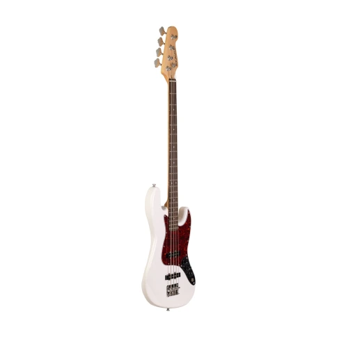 Бас-гитара ROCKDALE Classic JB Bass White фото 3