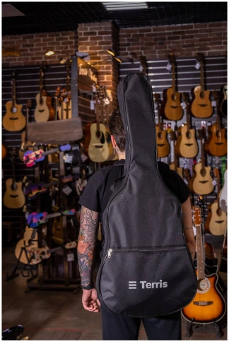 TERRIS TGB-A-01 BK - Чехол для гитары акустической фото 3
