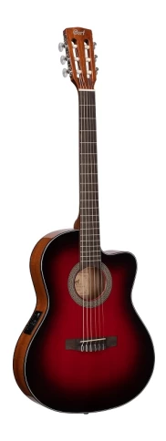 Классическая гитара со звукоснимателем Cort JADE-E Nylon BRB Jade Series фото 1