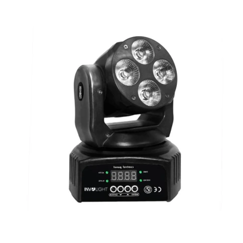INVOLIGHT LEDMH416W - голова вращения (WASH), LED 4x 10 Вт RGBWA+UV, DMX-512 фото 1