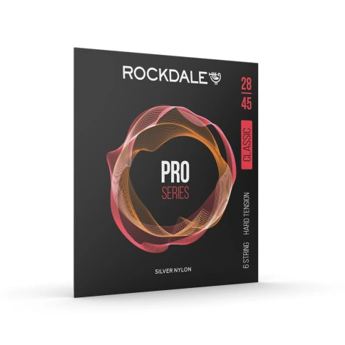 Струны для классики ROCKDALE PRO 28-45 Silver Nylon Hard фото 2