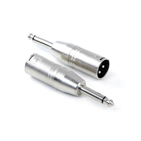 INVOTONE AD460 - переходник джек моно 6.3мм <> XLR 3P, корпус металл фото 1