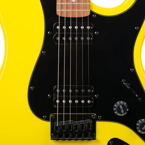 Электрогитара ROCKDALE Stars Plus HT HH Maple Neon Yellow фото 5