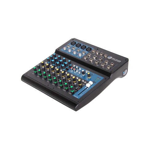 INVOTONE MiX .12USB - микшерный пульт, 4 микрофонных входа, 4 стереовхода TRS, 3-х полосный эквалайз фото 1