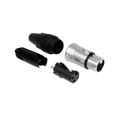 INVOTONE XLR3F500 - разъём XLR 3Р, кабельный, мама, корпус металл/ пластик фото 2