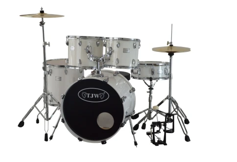 JW225-TF-WH Барабанная установка (2 коробки), белая, TJW фото 1