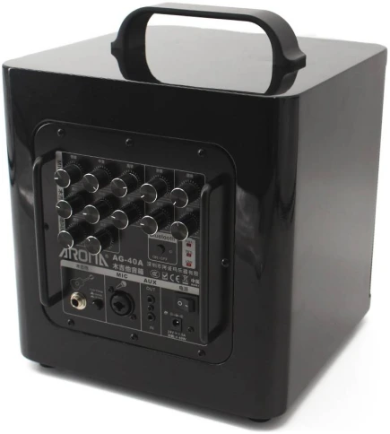 AROMA AG-40A BK - Комбоусилитель для акустической гитары фото 4