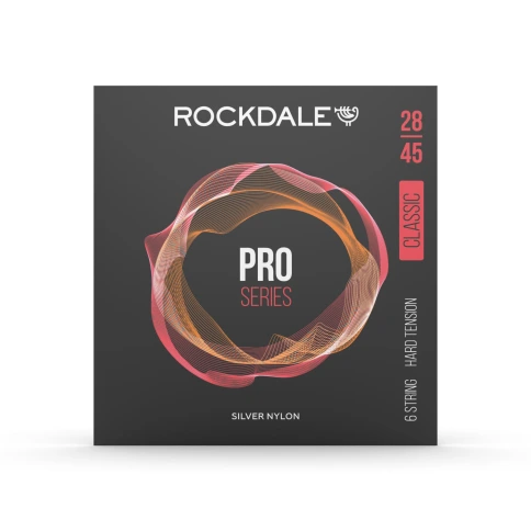 Струны для классики ROCKDALE PRO 28-45 Silver Nylon Hard фото 1