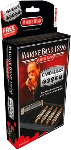 HOHNER Marine Band 1896/20 C,D,E,G,A - Губная гармоника диатоническая фото 1