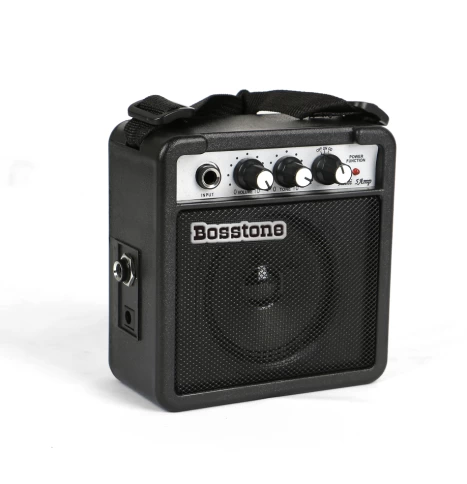 Портативный комбоусилитель для электрогитары Bosstone Bosstone GA-5W Black на батарейках фото 1
