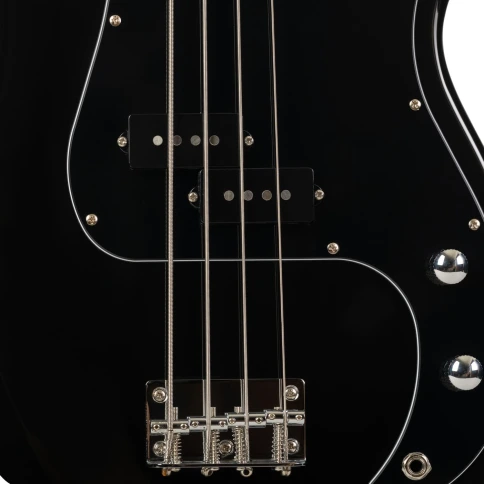 Бас-гитара ROCKDALE Classic PB Bass Black фото 5