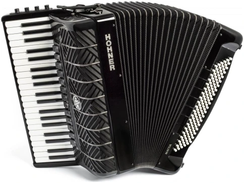 HOHNER MATTIA IV 120 BK gun black - Аккордеон 4/4 фото 1