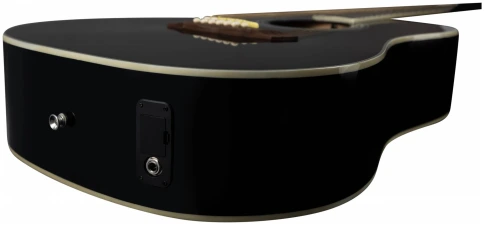 FLIGHT D-200/12 EQ BK - Гитара электроакустическая 12-струнная фото 6