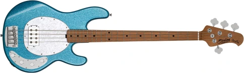 STERLING StingRay Blue Sparkle - Бас-гитара 4 струны фото 1