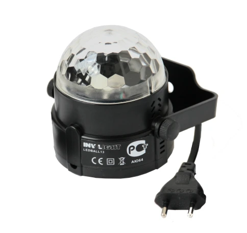 INVOLIGHT LEDBALL13 - LED световой эффект, RGB 3x 1Вт, звуковая активация, авто фото 1
