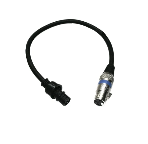 INVOLIGHT BAR CABLE DMX OUT - переходник с влагозащищённого разъёма на XLR3, 40 см фото 1