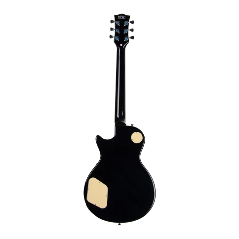 REDHILL LPX200 TBK - электрогитара, Les Paul, H+H, клен/окоуме, цвет черный фото 4