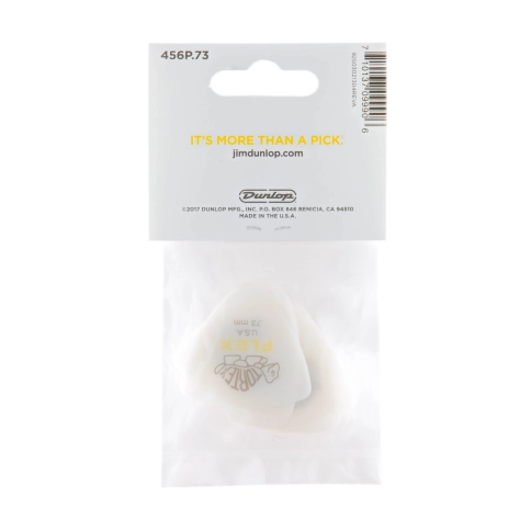 456P.73 Tortex Flex Медиаторы, 6шт, толщина 0,73мм, треугольные, Dunlop фото 3