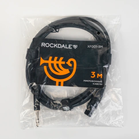 Микрофонный кабель ROCKDALE XF001-3M (3м) фото 6