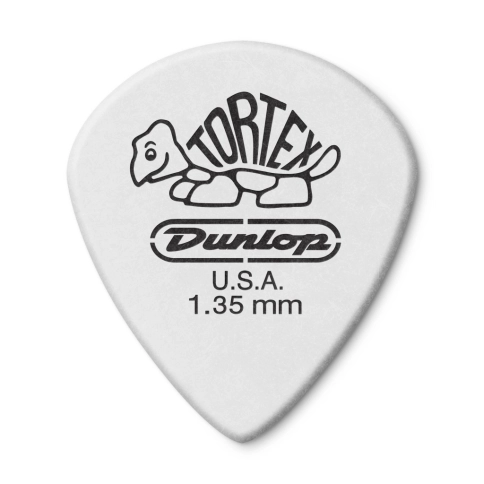 Медиатор Dunlop 478P1.35 Tortex White Jazz III (1,35) фото 1