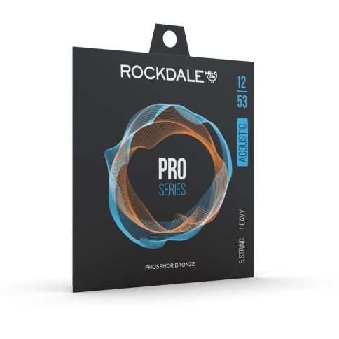 Струны для акустической гитары ROCKDALE PRO 12-53 Phosphor Bronze Heavy фото 5