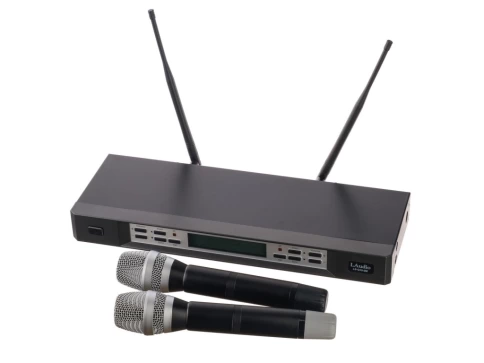 Радиосистема вокальная LAudio LS-Q10-2M с двумя ручными передатчиками фото 1