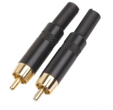XLINE Cables RCON RCA M 05 Разъем RCA-папа из никелированной стали фото 1
