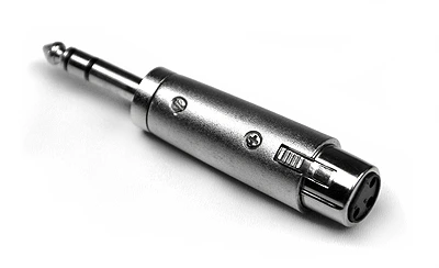 INVOTONE AD310 - переходник 3P XLR мама <>6.35мм стерео джек папа, корпус металл фото 1