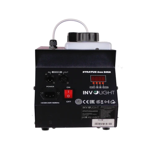 INVOLIGHT STRATUS600DMX - генератор тумана, 600вт, DMX512 фото 4