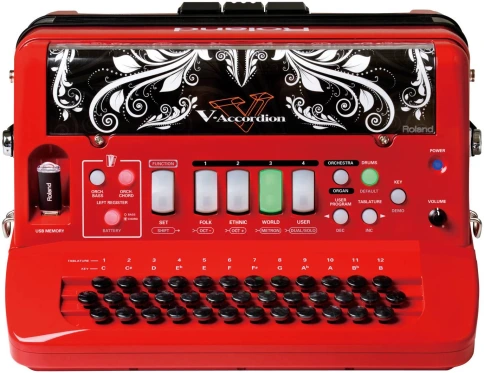 ROLAND FR-18D RD - Аккордеон фото 3