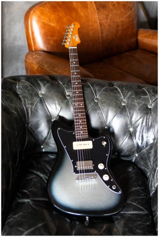 JET JJ-350 Baritone Moonburst - Электрогитара баритон фото 2