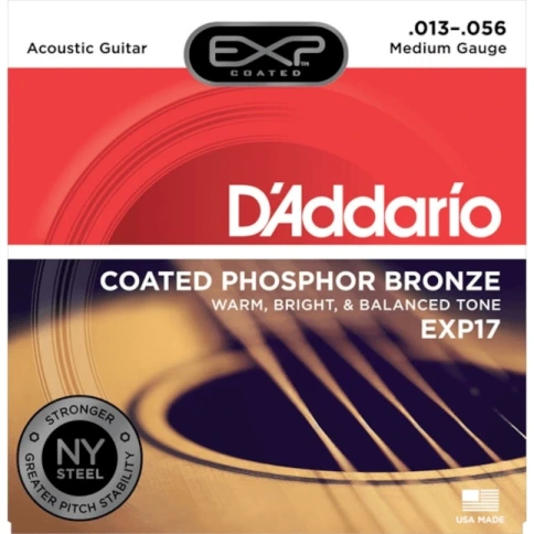 Струны для акустической гитары Daddario EXP17 фото 1