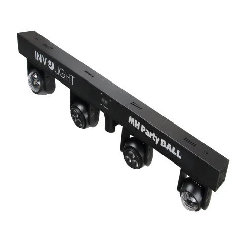 INVOLIGHT MH PARTY BALL - мобильный комплект LED RGBW голов вращения, ИК-ДУ, DMX512 фото 4