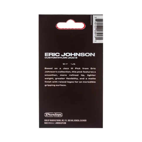 Медиатор Dunlop 47PEJ3N Eric Johnson Nylon Jazz III фото 5
