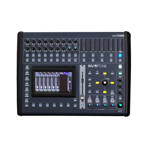 INVOTONE MX2208D - цифровой микшерный пульт, 22 входа, 12 выходов, 2 FX процессора фото 2