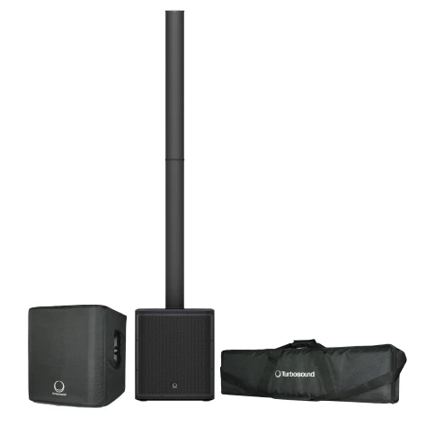 TURBOSOUND iP2000 BUNDLE - модульная активная 3-х полосная А.С. - 1000Вт с транспортир. чехлами фото 2