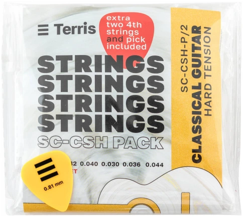 TERRIS SC-CSH-Pack/2 - Струны для классической гитары фото 3