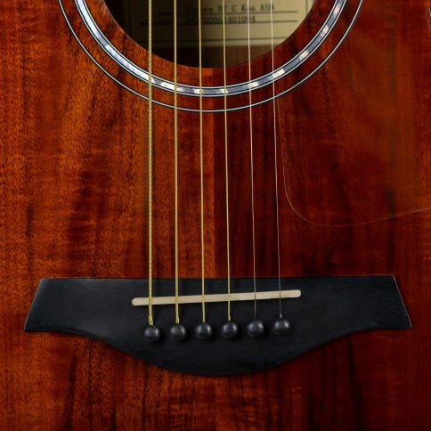 Акустическая гитара ROCKDALE Aurora D7 C Koa ASB фото 4