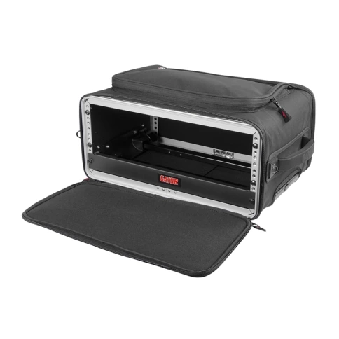 GATOR GR-RACKBAG-3UW - сумка рэковая, стальные рельсы, 3U, на колёсах фото 3