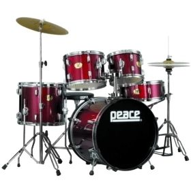 Ударная установка Peace PRODIGY DP-109BK-22 Wine Red (10,12,14,16,22) фото 1